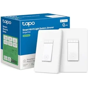 TP-Link Tapo Matter Smart Dimmer Switch: Voice Control w/Siri, Alexa & Google Assistant