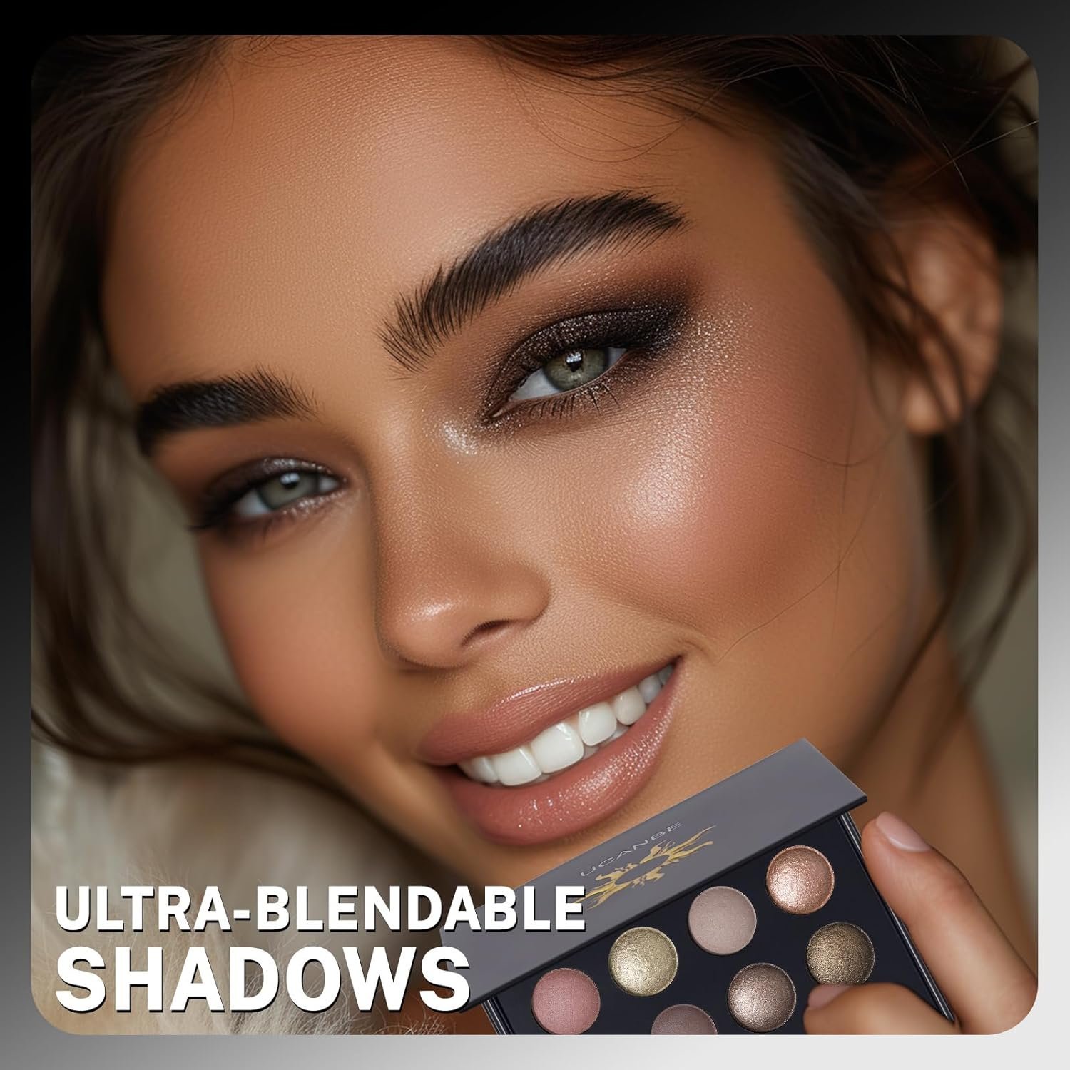 UCANBE Baked Eyeshadow Makeup Palette with Hidden Gems, 16 Colors Nude Eye Shadow with Matte Glitter Metallic Shimmer, Highly Pigmented Long Lasting Make Up...